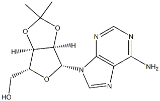 ((3aR,4R,6R,6aR)-6-(6-AMino-9H-purin-9-yl)-2,2-diMethyltetrahydrofuro[3,4-d][1,3]dioxol-4-yl)Methanol Structure