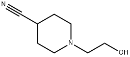 1-(2-羟乙基)哌啶-4-甲腈, 21168-73-0, 结构式