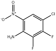 4-Chloro-2,3-difluoro-6-nitroaniline Structure