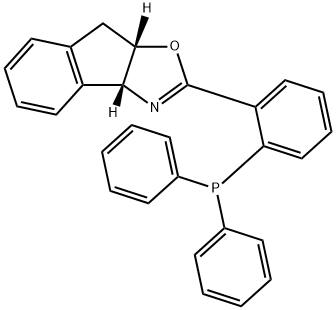 (3aR,8aS)-2-[2-(diphenylphosphino)phenyl]-3a,8a-dihydro-8H-Indeno[1,2-d]oxazole, 212312-33-9, 结构式