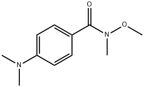N-甲氧基-N-甲基-4-二甲胺基苯甲酰胺, 212956-18-8, 结构式