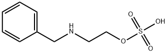 2-(苄氨基)乙基硫酸氢 结构式