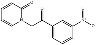 1-(2-(3-硝基苯基)-2-氧代乙基)吡啶-2(1H)-酮, 213766-47-3, 结构式