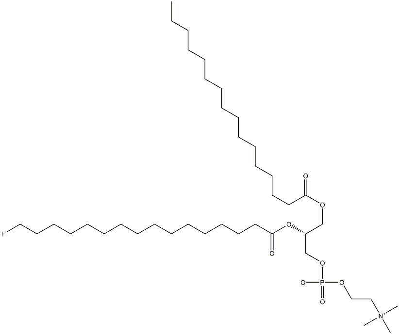 215362-14-4 1-PALMITOYL-2-(16-FLUOROPALMITOYL)-SN-GLYCERO-3-PHOSPHOCHOLINE;16:0-16:0 (16-F) PC