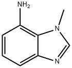 1-メチル-1H-ベンズイミダゾール-7-アミン 化学構造式