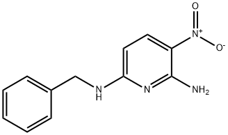 2-AMino-6-(benzylaMino)-3-nitropyridine Struktur