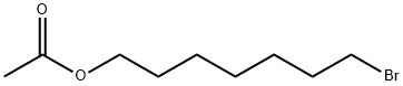 7-溴-1-庚醇乙酸酯,21727-91-3,结构式