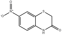 7-硝基-2H-1,4-苯并噻嗪-3(4H)-酮 结构式