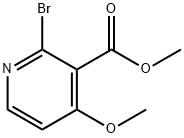 Methyl 2-bromo-4-methoxy-3-pyridinecarboxylate Struktur