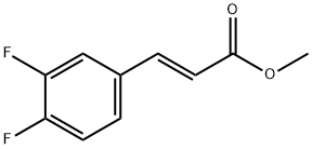 3-(3,4-ジフルオロフェニル)アクリル酸(E)-メチル 化学構造式