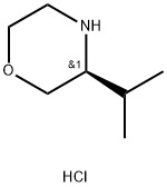 (S)-3-IsopropylMorpholine HCl Struktur