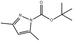 叔丁基-3,5丁基-二甲基-1h-吡唑-1-羧酸甲酯, 219580-24-2, 结构式