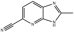 2-Methyl-1H-iMidazo[4,5-b]pyridine-5-carbonitrile Structure