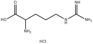 2-AMino-5-guanidinopentanoic acid hydrochloride Struktur