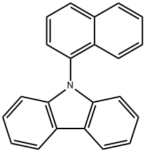 9-(1-萘基)-咔唑,22034-43-1,结构式