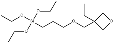 3-エチル-3-[3-(トリエトキシシリル)プロポキシメチル]オキセタン 化学構造式