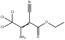 (E)-3-氨基-4,4,4-三氯-2-异氰基丁-2-烯酸乙酯 结构式
