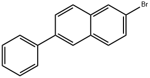 2-broMo-6-phenylnaphthalene Struktur