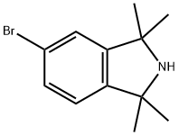5-溴-1,1,3,3-四甲基异吲哚啉 结构式