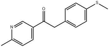 221615-72-1 1-(6-甲基-3-吡啶)-2-[4-(甲巯基)苯基]-乙酮