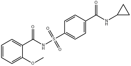 Cyprosulfamide Struktur