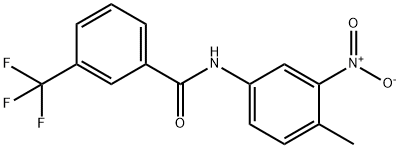 BenzaMide, N-(4-Methyl-3-nitrophenyl)-3-(trifluoroMethyl)- Structure