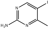 5-Iodo-4-MethylpyriMidin-2-aMine Structure