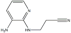 3-((3-氨基吡啶-2-基)氨基)丙腈 结构式