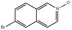 6-ブロモイソキノリン2-オキシド 化学構造式