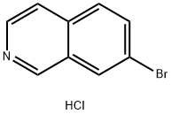 7-BroMoisoquinoline hydrochloride 化学構造式