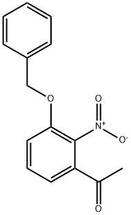 1-[2-Nitro-3-(phenylMethoxy)phenyl]ethanone Structure