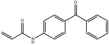 N-(4-苯甲酰基苯基)-2-丙烯酰胺, 22421-62-1, 结构式