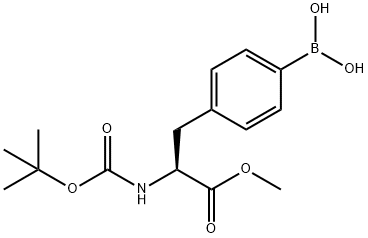 (S)-(4-(2-((叔丁氧羰基)氨基)-3-甲氧基-3-酮)丙基)苯硼酸, 224824-22-0, 结构式
