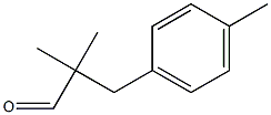 Benzenepropanal, .alpha.,.alpha.,4-triMethyl- Structure
