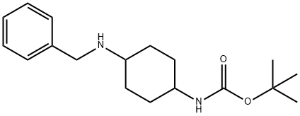 tert-butyl (4-(benzylaMino)cyclohexyl)carbaMate Structure