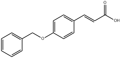 4-苄氧基肉桂酸 结构式