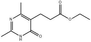 3-(4-Hydroxy-2,6-diMethyl-pyriMidin-5-yl)-propionic acid ethyl ester Struktur