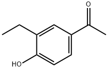 1-(3-乙基-4-羟基苯基)乙酮, 22934-47-0, 结构式