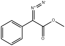 2-重氮基-2-苯基乙酸甲酯, 22979-35-7, 结构式