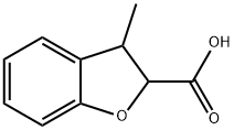 3-甲基-2,3-二氢苯并呋喃-2-羧酸 结构式