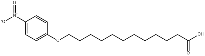 12-(para-nitrophenoxy)dodecanoic acid Structure
