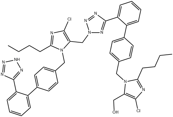 氯沙坦杂质M 结构式