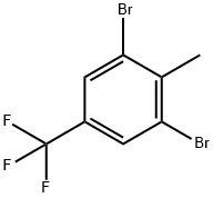 1,3-DibroMo-2-Methyl-5-(trifluoroMethyl)benzene Struktur
