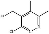 3-氯-4-(氯甲基)-5,6-二甲基哒嗪,23372-18-1,结构式