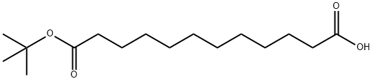 十二烷基二酸单叔丁酯 结构式