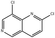 2,8-dichloro-[1,6]naphthyridine Struktur