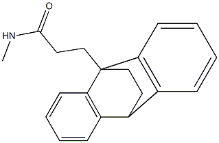 N-甲基-9,10-乙桥蒽-9(10H)-丙酰胺, 23716-34-9, 结构式