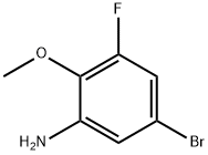 5-溴-3-氟-2-甲氧基苯胺, 239122-51-1, 结构式