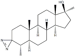 (4alpha,5alpha,17beta)-4,17-Dimethylspiro[androstane-3,3'-[3H]diazirin]-17-ol|(4ALPHA,5ALPHA,17BETA)-4,17-二甲基螺[雄甾烷-3,3'-[3H]双吖丙啶]-17-醇