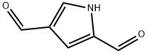 2,4-二甲酰基吡咯, 23999-91-9, 结构式